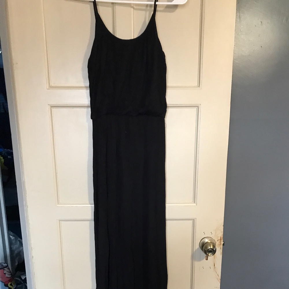 Black maxi dress